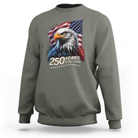 250 Years USA 250th Anniversary Sweatshirt Patriotic Eagle 4th of July