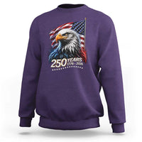 250 Years USA 250th Anniversary Sweatshirt Patriotic Eagle 4th of July