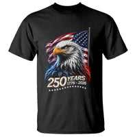 250 Years USA 250th Anniversary T Shirt Patriotic Eagle 4th of July