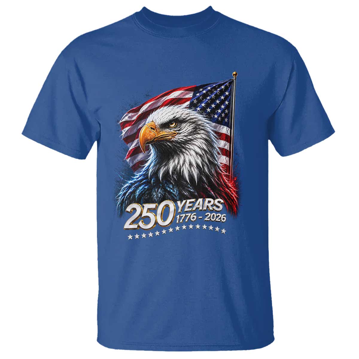 250 Years USA 250th Anniversary T Shirt Patriotic Eagle 4th of July