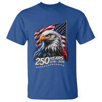250 Years USA 250th Anniversary T Shirt Patriotic Eagle 4th of July