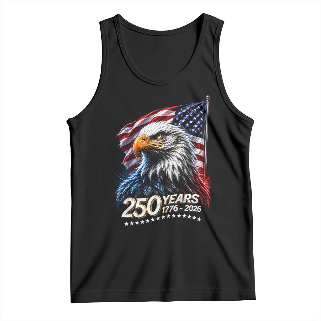 250 Years USA 250th Anniversary Tank Top Patriotic Eagle 4th of July