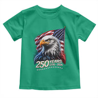 250 Years USA 250th Anniversary Toddler T Shirt Patriotic Eagle 4th of July