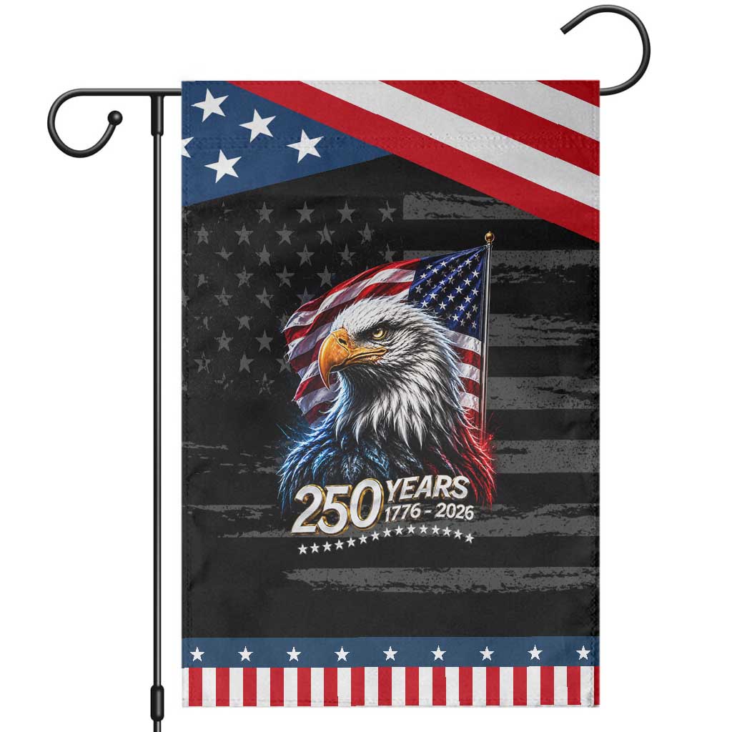 250 Years USA 250th Anniversary Patriotic Garden Flag Patriotic Eagle 4th of July