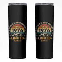 50th Birthday Skinny Tumbler Vintage 1976 Limited Edition Retro 50 Years Of Being Awesome Mountain
