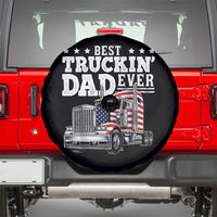 Best Truckin Dad Ever Spare Tire Cover Funny Rig Trucker Fathers Day