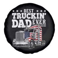 Best Truckin Dad Ever Spare Tire Cover Funny Rig Trucker Fathers Day