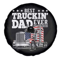 Best Truckin Dad Ever Spare Tire Cover Funny Rig Trucker Fathers Day