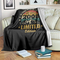 18th Birthday Throw Blanket Vintage 2008 Limited Edition Retro 18 Years Of Being Awesome Mountain