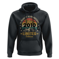 16th Birthday Hoodie Vintage 2010 Limited Edition Retro 16 Years Of Being Awesome Mountain