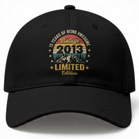 13th Birthday Baseball Cap Vintage 2013 Limited Edition Retro 13 Years Of Being Awesome Mountain