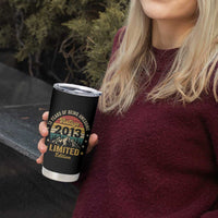 13th Birthday Tumbler Cup Vintage 2013 Limited Edition Retro 13 Years Of Being Awesome Mountain