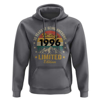 30th Birthday Hoodie Vintage 1996 Limited Edition Retro 30 Years Of Being Awesome Mountain