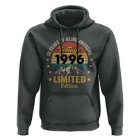 30th Birthday Hoodie Vintage 1996 Limited Edition Retro 30 Years Of Being Awesome Mountain