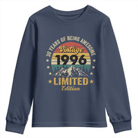 30th Birthday Youth Sweatshirt Vintage 1996 Limited Edition Retro 30 Years Of Being Awesome Mountain
