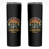 70th Birthday Skinny Tumbler Vintage 1956 Limited Edition Retro 70 Years Of Being Awesome Mountain
