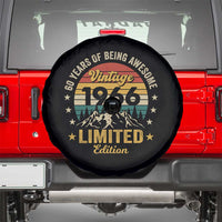 60th Birthday Spare Tire Cover Vintage 1966 Limited Edition Retro 60 Years Of Being Awesome Mountain