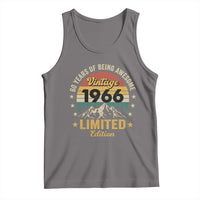 60th Birthday Tank Top Vintage 1966 Limited Edition Retro 60 Years Of Being Awesome Mountain