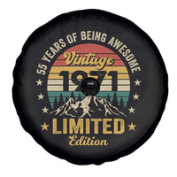 55th Birthday Spare Tire Cover Vintage 1971 Limited Edition Retro 55 Years Of Being Awesome Mountain