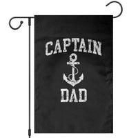 Captain Dad Garden Flag Boat Pontoon Father Fishing Sailor