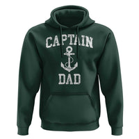 Captain Dad Hoodie Boat Pontoon Father Fishing Sailor