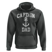 Captain Dad Hoodie Boat Pontoon Father Fishing Sailor