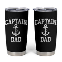 Captain Dad Tumbler Cup Boat Pontoon Father Fishing Sailor