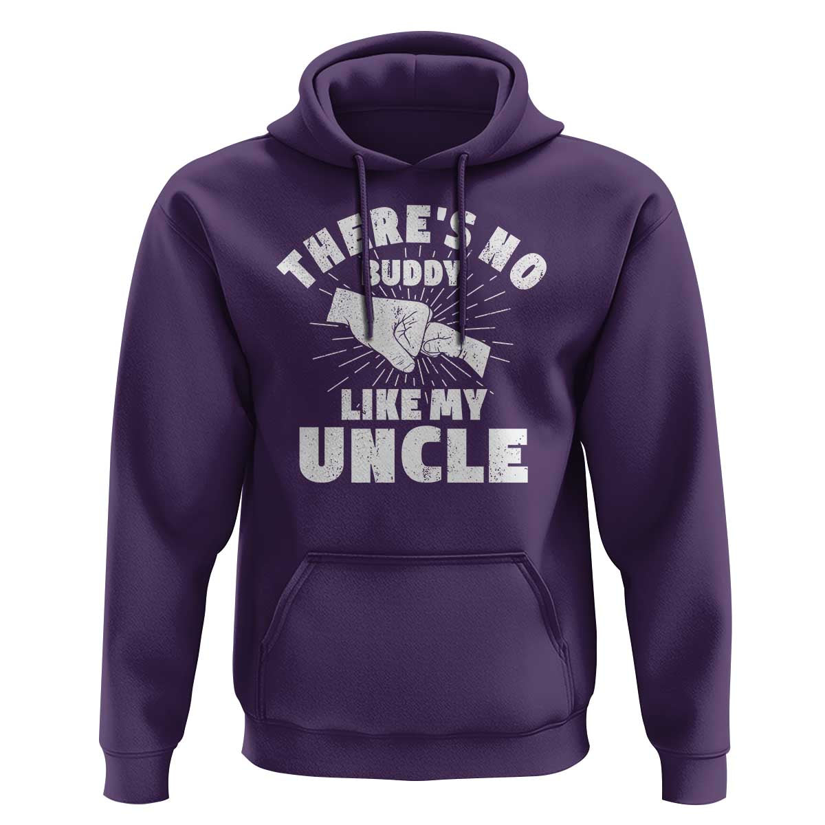 Funny Uncle Hoodie There's No Buddy Like My Uncle Family Matching - Wonder Print Shop