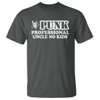 Funny Uncle T Shirt Professional Uncle No Kids Rock Hand Sign - Wonder Print Shop