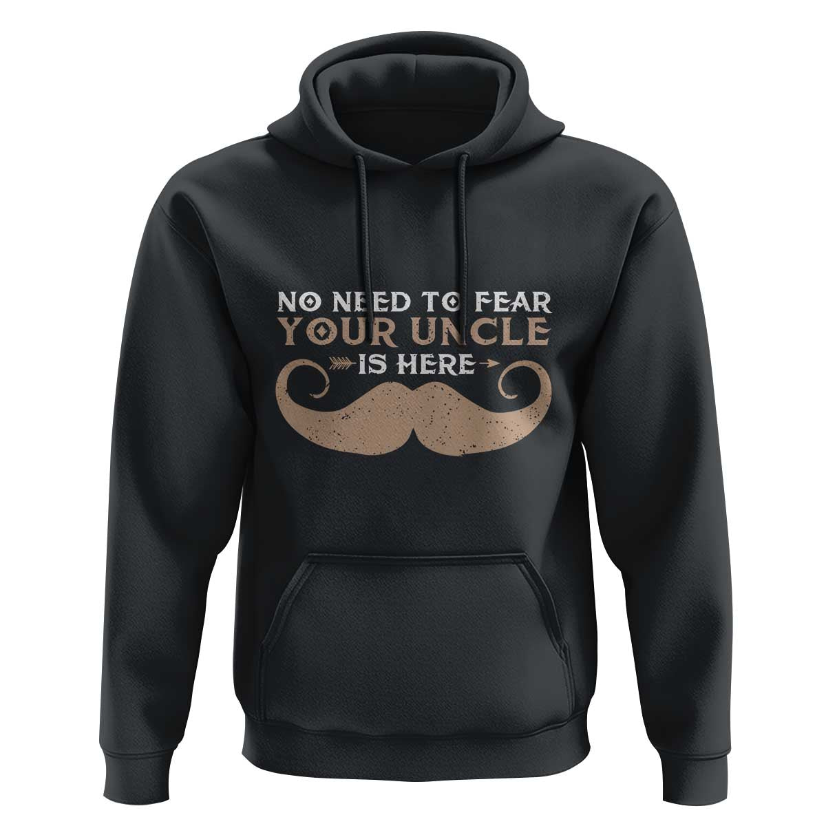 Funny Uncle Hoodie No Need To Fear Your Uncle Is Here - Wonder Print Shop