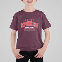 Funny Sport T Shirt For Kid Yay Go Sports Do The Thing Win The Points - Wonder Print Shop