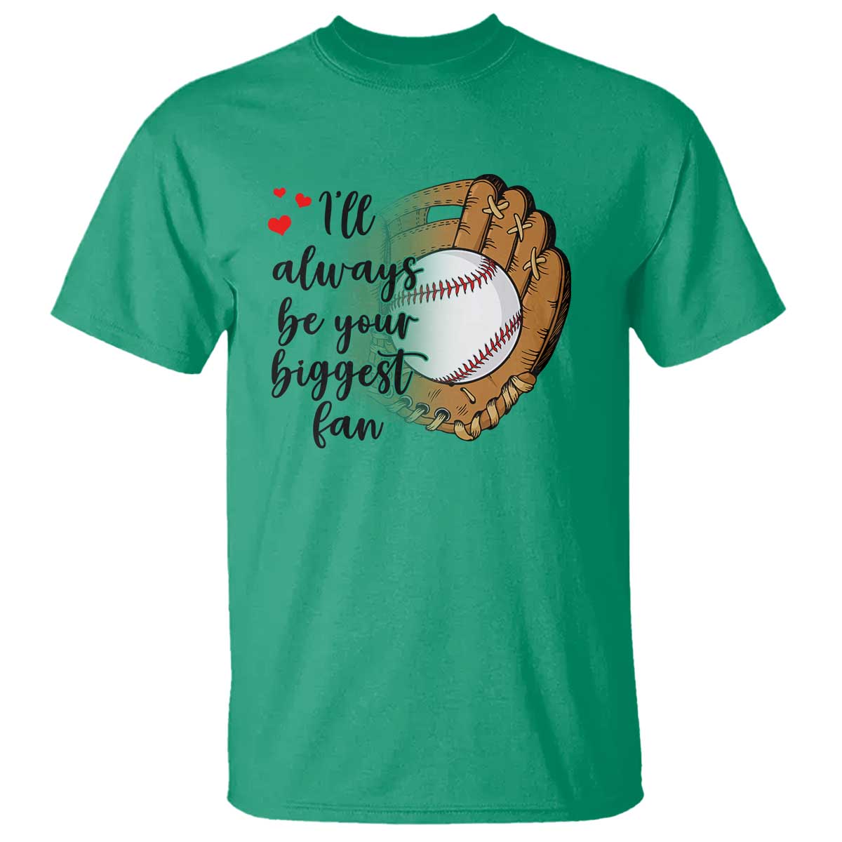 Funny Baseball Fan T Shirt I'll Always Be Your Biggest Fan Parents - Wonder Print Shop