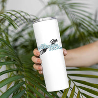 Funny Swimmer Skinny Tumbler Eat Pasta Swim Fasta Fork Swimming - Wonder Print Shop