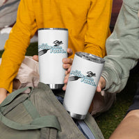 Funny Swimmer Tumbler Cup Eat Pasta Swim Fasta Fork Swimming - Wonder Print Shop