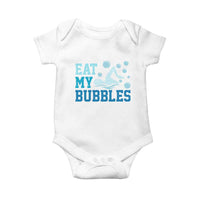 Funny Swimming Baby Onesie Eat My Bubbles Swim Sarcastic - Wonder Print Shop