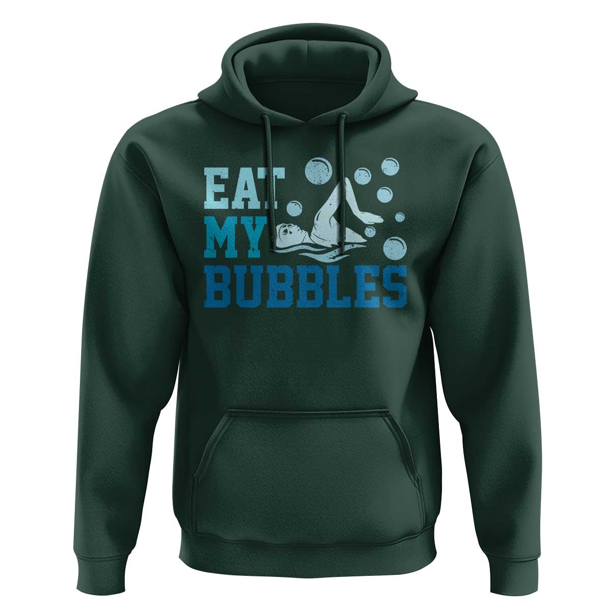 Funny Swimming Hoodie Eat My Bubbles Swim Sarcastic - Wonder Print Shop