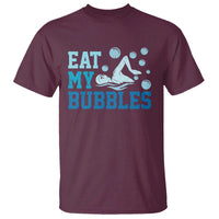 Funny Swimming T Shirt Eat My Bubbles Swim Sarcastic - Wonder Print Shop