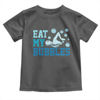Funny Swimming Toddler T Shirt Eat My Bubbles Swim Sarcastic - Wonder Print Shop