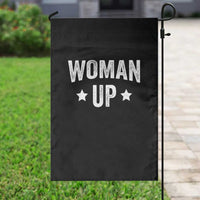 Funny Woman Up Garden Flag Fitness Gym Workout Feminist - Wonder Print Shop