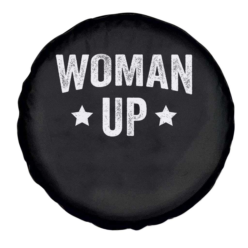 Woman Up Spare Tire Cover Fitness Gym Workout Feminist - Wonder Print Shop