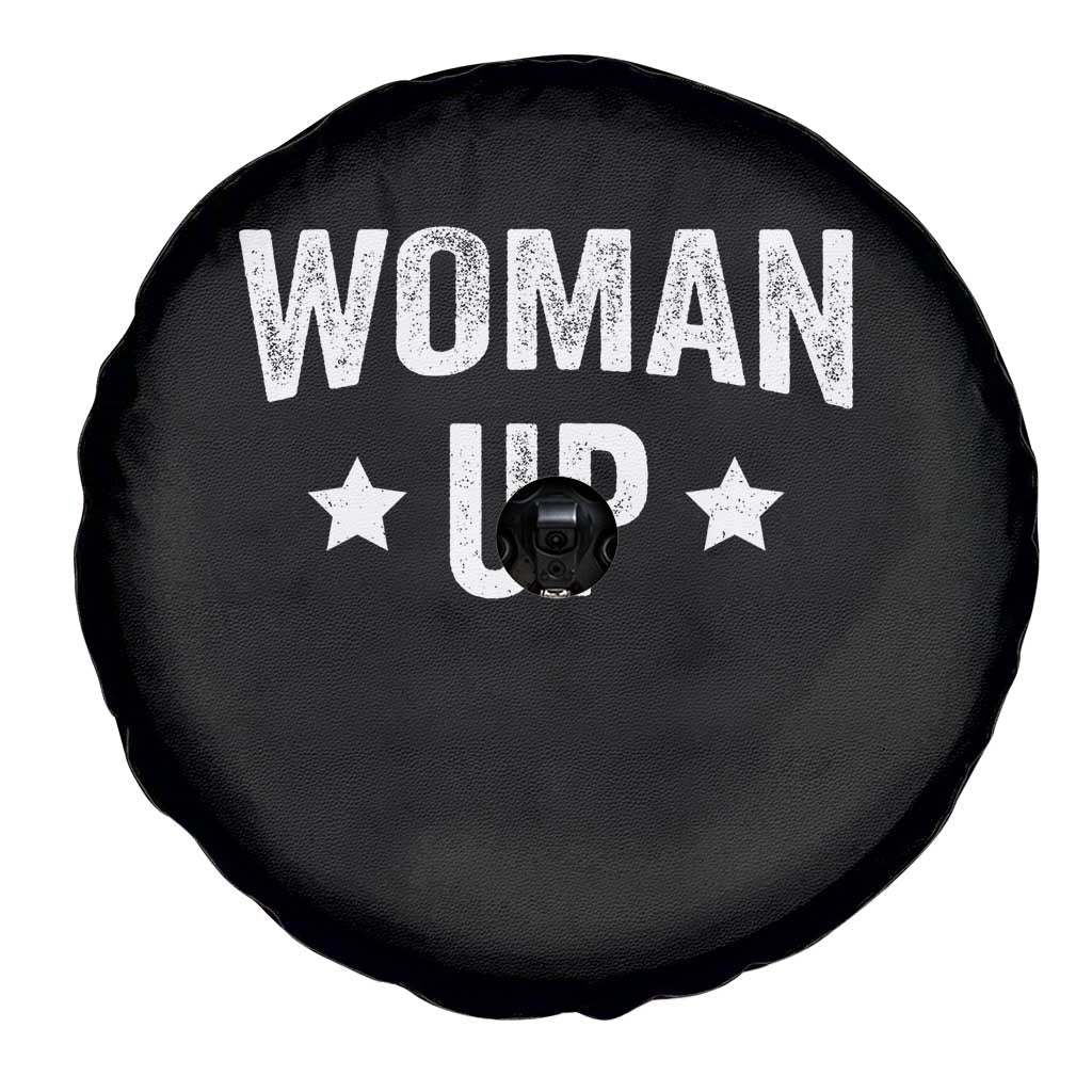 Woman Up Spare Tire Cover Fitness Gym Workout Feminist - Wonder Print Shop