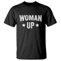 Woman Up T Shirt Fitness Gym Workout Feminist - Wonder Print Shop