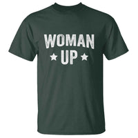 Woman Up T Shirt Fitness Gym Workout Feminist - Wonder Print Shop