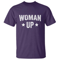 Woman Up T Shirt Fitness Gym Workout Feminist - Wonder Print Shop