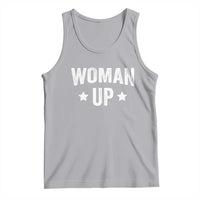Woman Up Tank Top Fitness Gym Workout Feminist - Wonder Print Shop