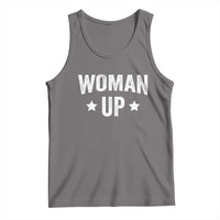 Woman Up Tank Top Fitness Gym Workout Feminist - Wonder Print Shop