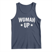 Woman Up Tank Top Fitness Gym Workout Feminist - Wonder Print Shop
