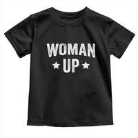 Woman Up Toddler T Shirt Fitness Gym Workout Feminist - Wonder Print Shop