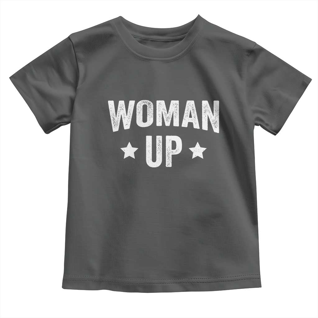 Woman Up Toddler T Shirt Fitness Gym Workout Feminist - Wonder Print Shop