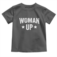 Woman Up Toddler T Shirt Fitness Gym Workout Feminist - Wonder Print Shop